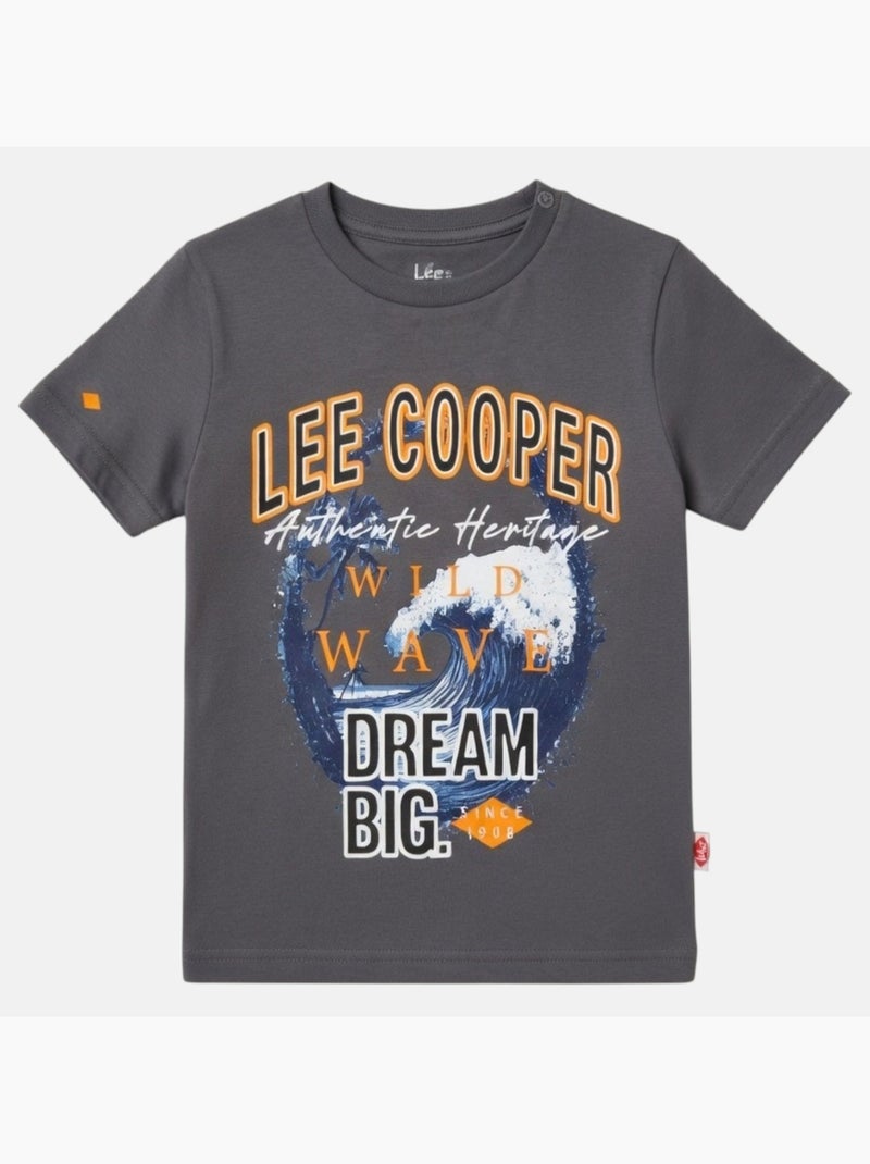 Lee Cooper - T shirt bambino a maniche corte dallo stile dinamico Grigio - Kiabi