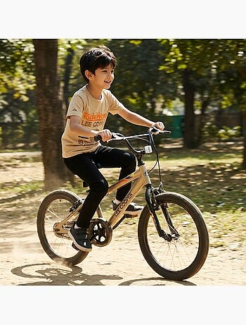 Lee Cooper - T shirt bambino a maniche corte dallo stile ispirato al mondo del surf