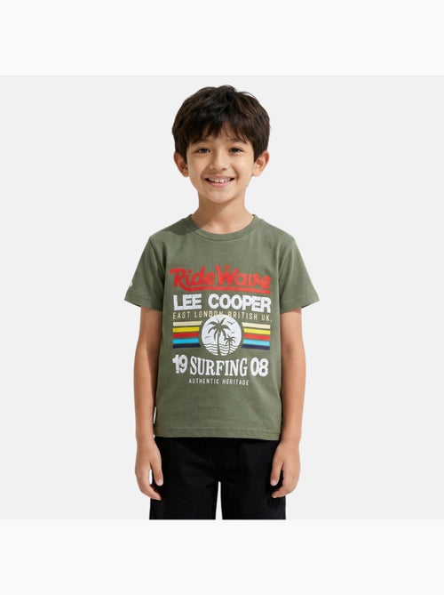 Lee Cooper - T shirt bambino a maniche corte dallo stile ispirato al mondo del surf - Kiabi