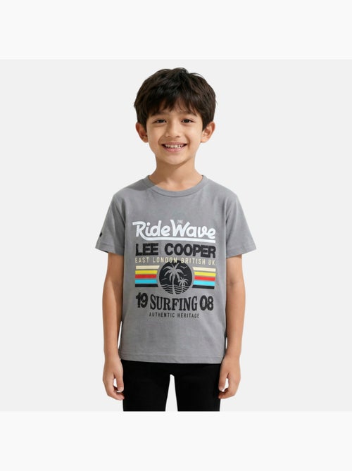 Lee Cooper - T shirt bambino a maniche corte dallo stile ispirato al mondo del surf - Kiabi