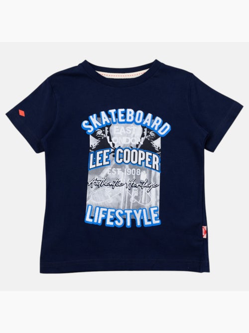 Lee Cooper - T shirt bambino a maniche corte dallo stile urbano ispirato al mondo dello skateboard - Kiabi