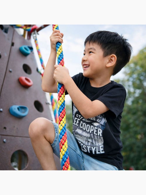 Lee Cooper - T shirt bambino a maniche corte dallo stile urbano ispirato al mondo dello skateboard - Kiabi