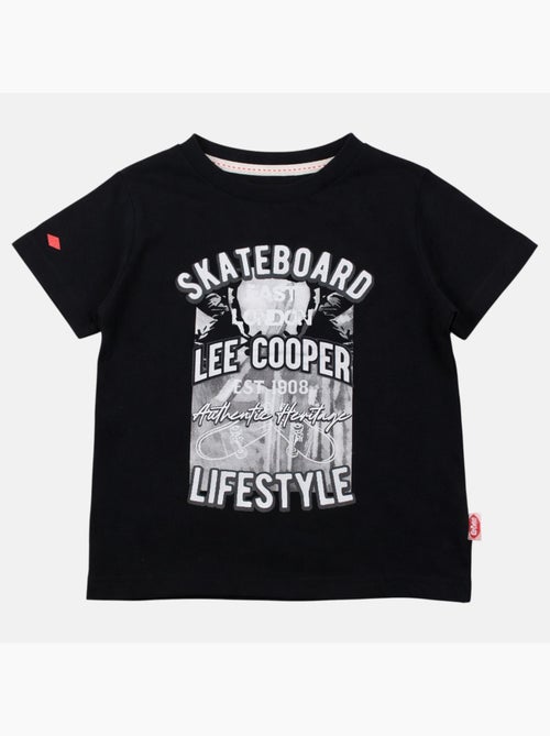Lee Cooper - T shirt bambino a maniche corte dallo stile urbano ispirato al mondo dello skateboard - Kiabi