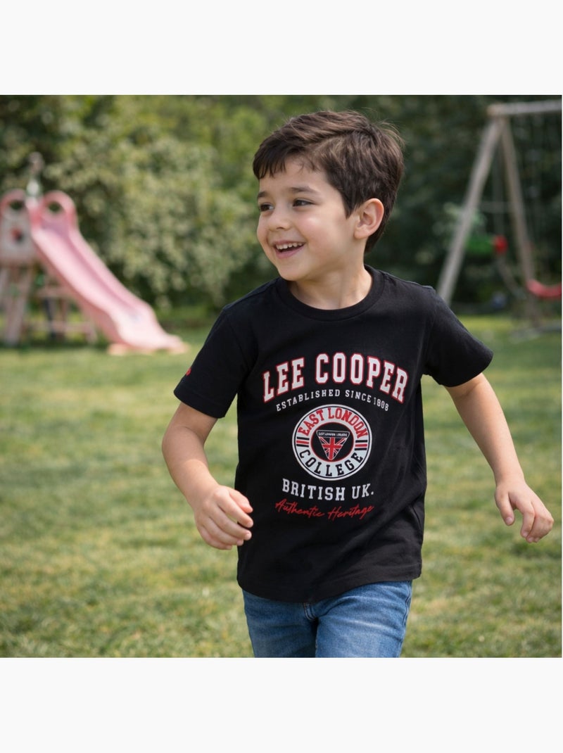 Lee Cooper - T shirt bambino a maniche corte Nero - Kiabi