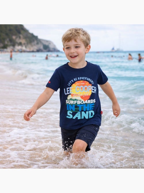 Lee Cooper - T-shirt da ragazzo a maniche corte con design colorato - Kiabi