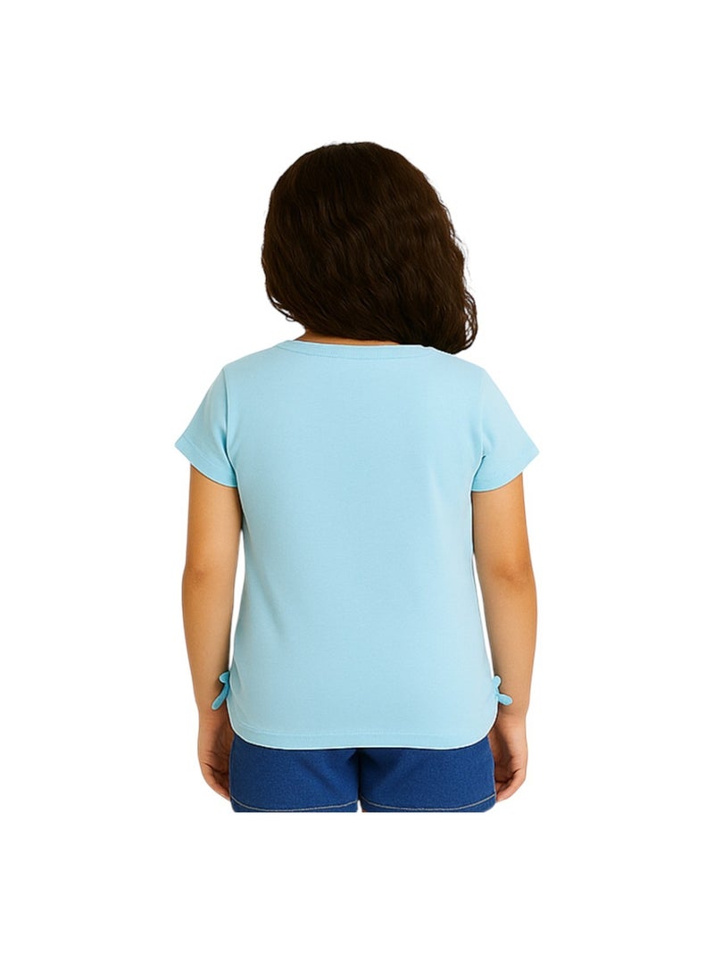 Lee Cooper - T-shirt maniche corte bambina Blu - Kiabi