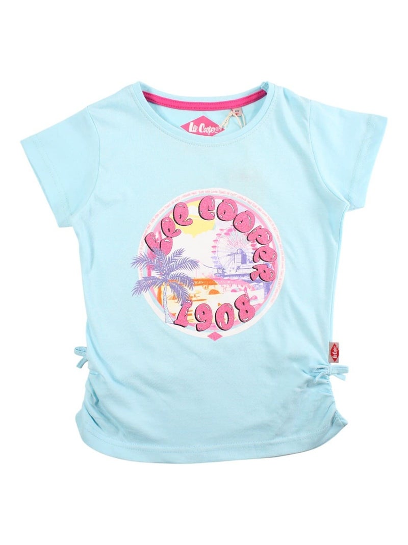 Lee Cooper - T-shirt maniche corte bambina Blu - Kiabi