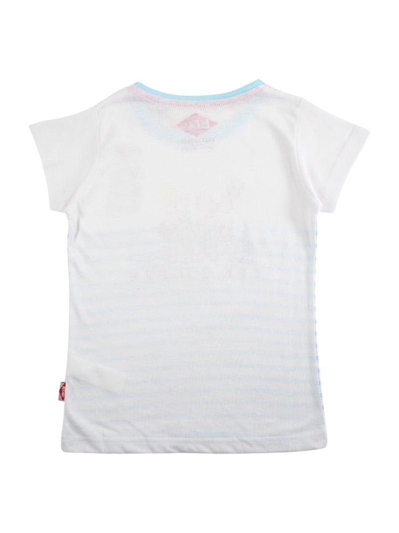 Lee Cooper - T-shirt maniche corte bambina Blu - Kiabi