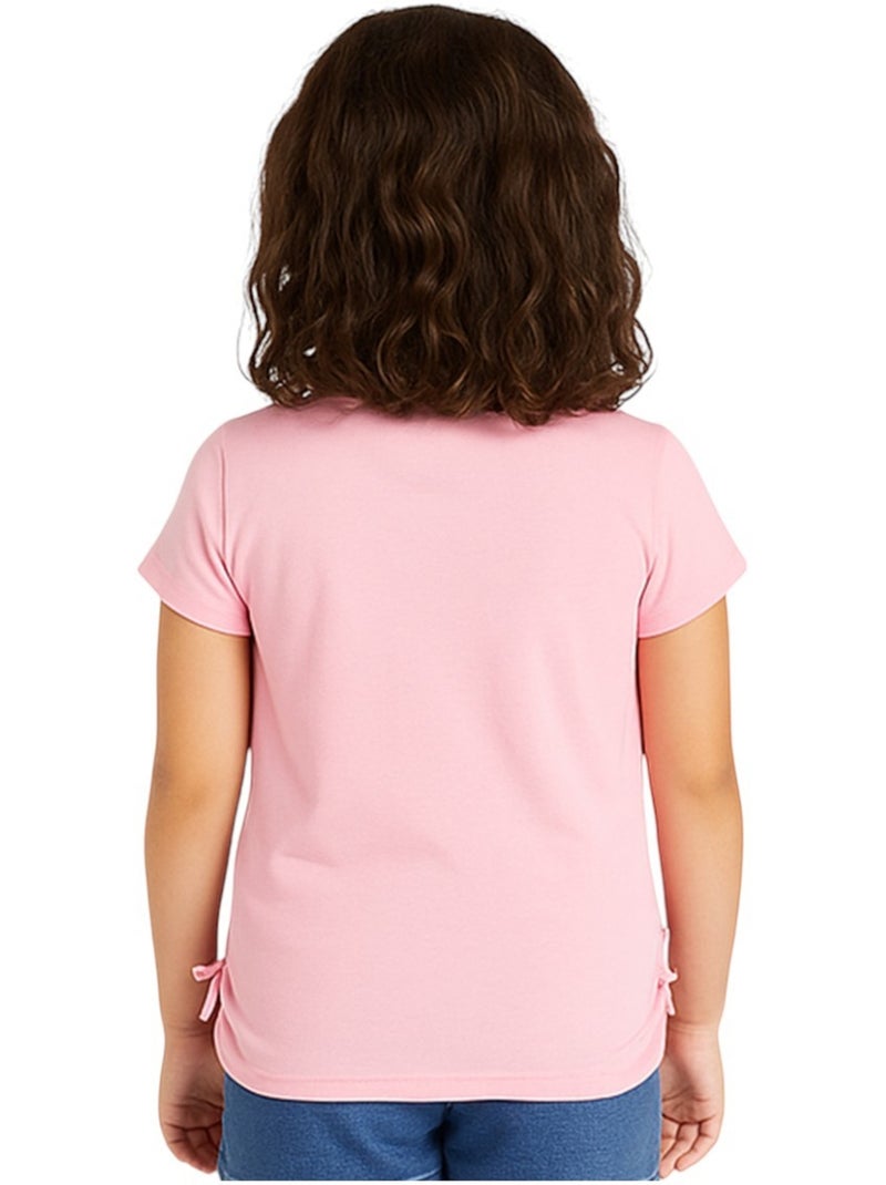 Lee Cooper - T-shirt maniche corte bambina Rosa chiaro - Kiabi