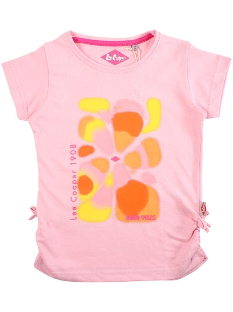 Lee Cooper - T-shirt maniche corte bambina Rosa chiaro - Kiabi