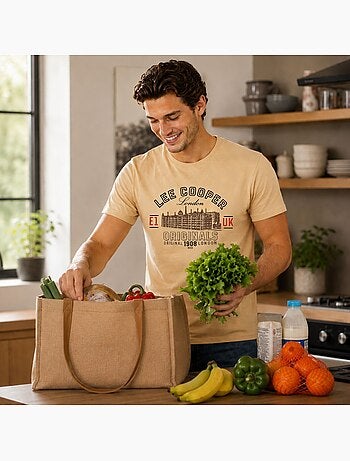 Lee Cooper - T shirt uomo a maniche corte