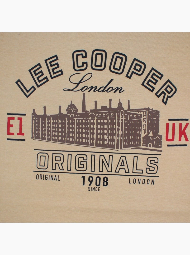 Lee Cooper - T shirt uomo  a maniche corte Beige - Kiabi