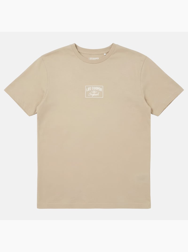 Lee Cooper - T-shirt uomo a maniche corte Beige - Kiabi