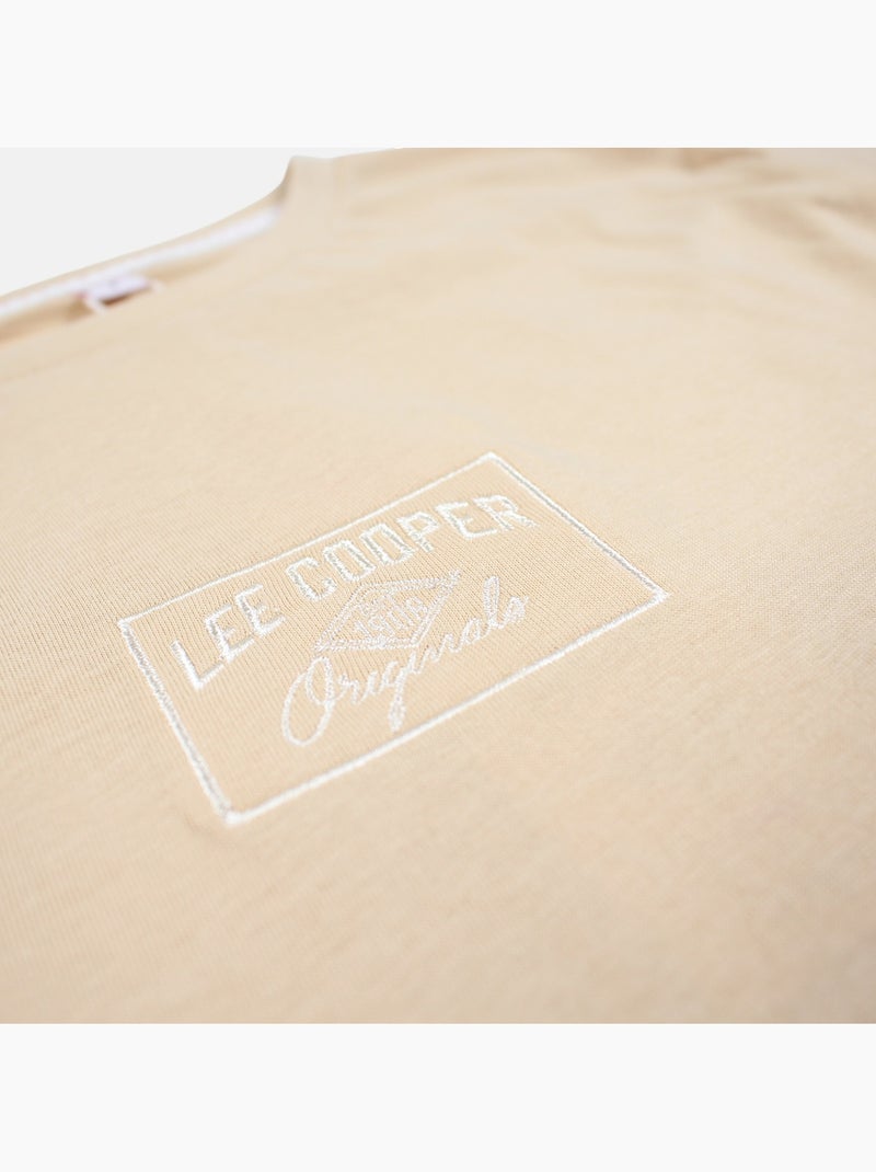Lee Cooper - T-shirt uomo a maniche corte Beige - Kiabi