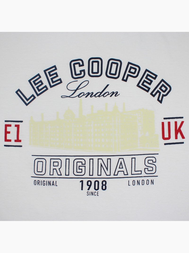 Lee Cooper - T shirt uomo  a maniche corte Bianco - Kiabi