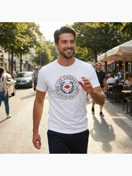 Lee Cooper - T shirt uomo a maniche corte - Kiabi Lee Cooper - T shirt uomo a maniche corte - Kiabi
