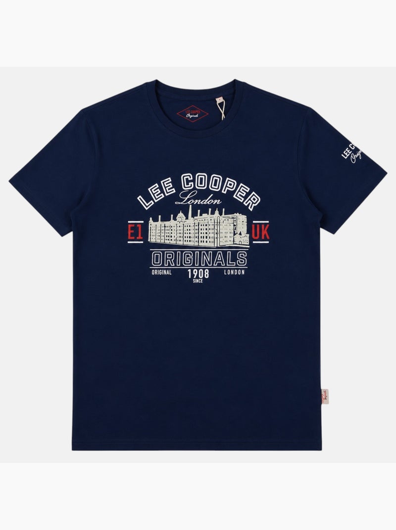 Lee Cooper - T shirt uomo  a maniche corte Blu marino - Kiabi