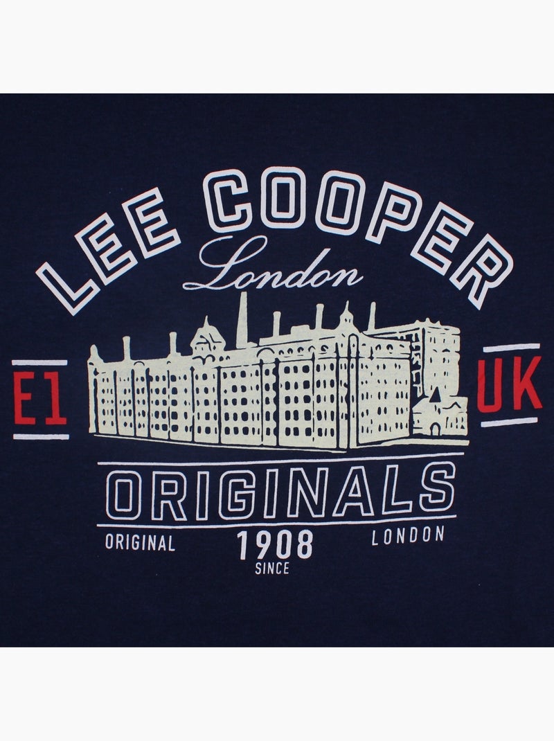 Lee Cooper - T shirt uomo  a maniche corte Blu marino - Kiabi