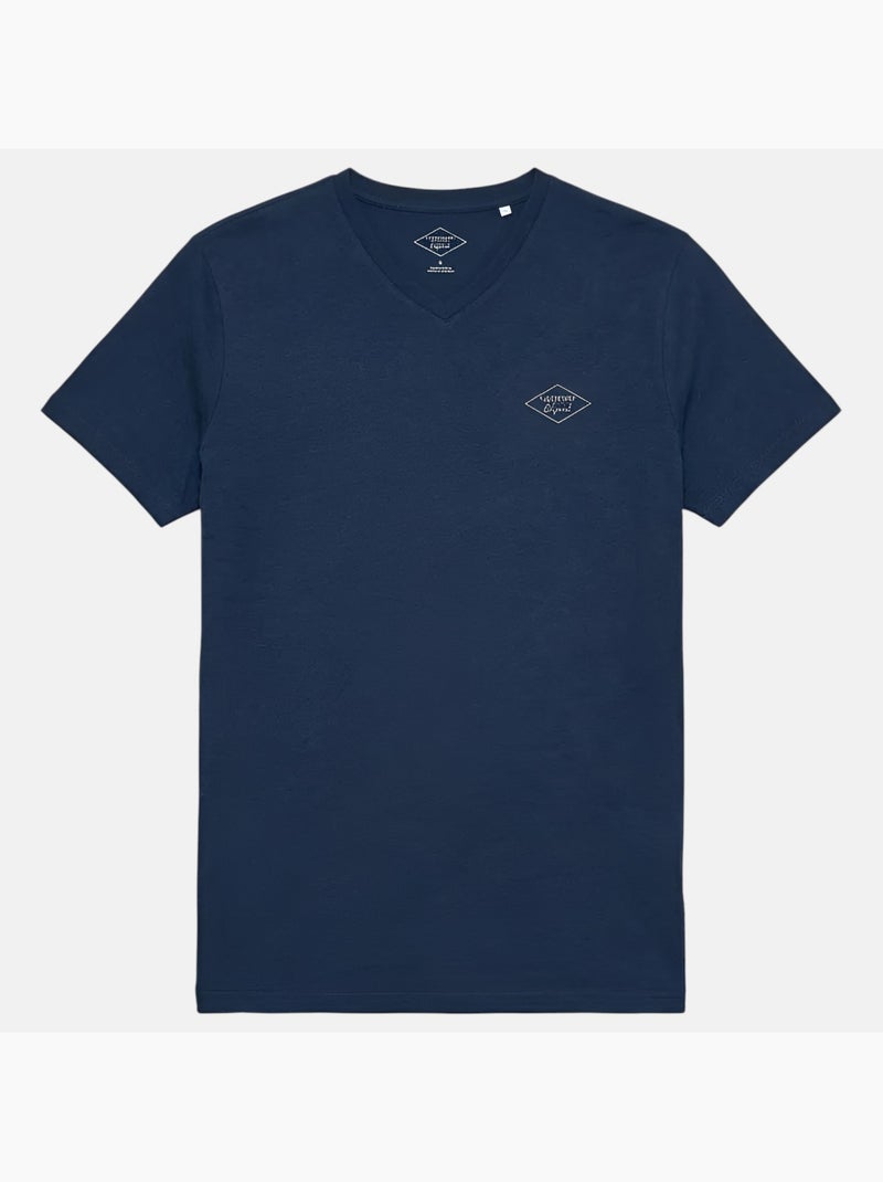 Lee Cooper - T-shirt uomo a maniche corte con scollo a V Blu marino - Kiabi