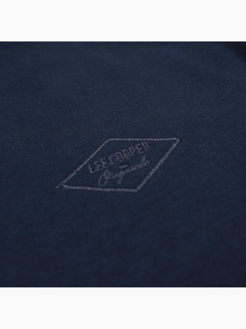 Lee Cooper - T-shirt uomo a maniche corte con scollo a V Blu marino - Kiabi