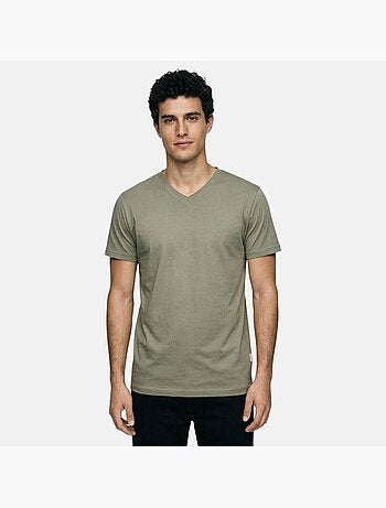 Lee Cooper - T-shirt uomo a maniche corte con scollo a V