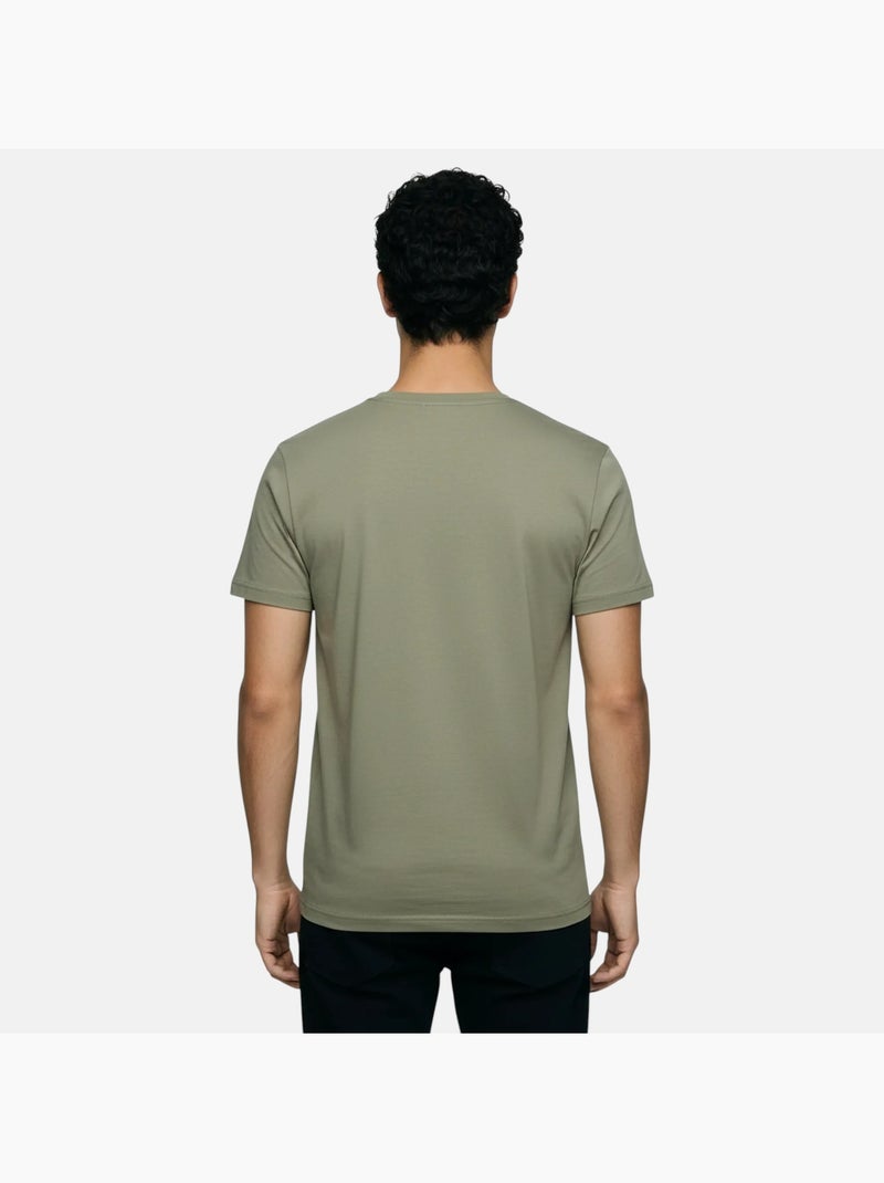 Lee Cooper - T-shirt uomo a maniche corte con scollo a V Cachi - Kiabi