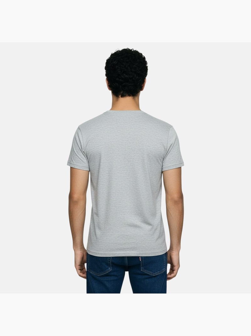 Lee Cooper - T-shirt uomo a maniche corte con scollo a V Grigio - Kiabi