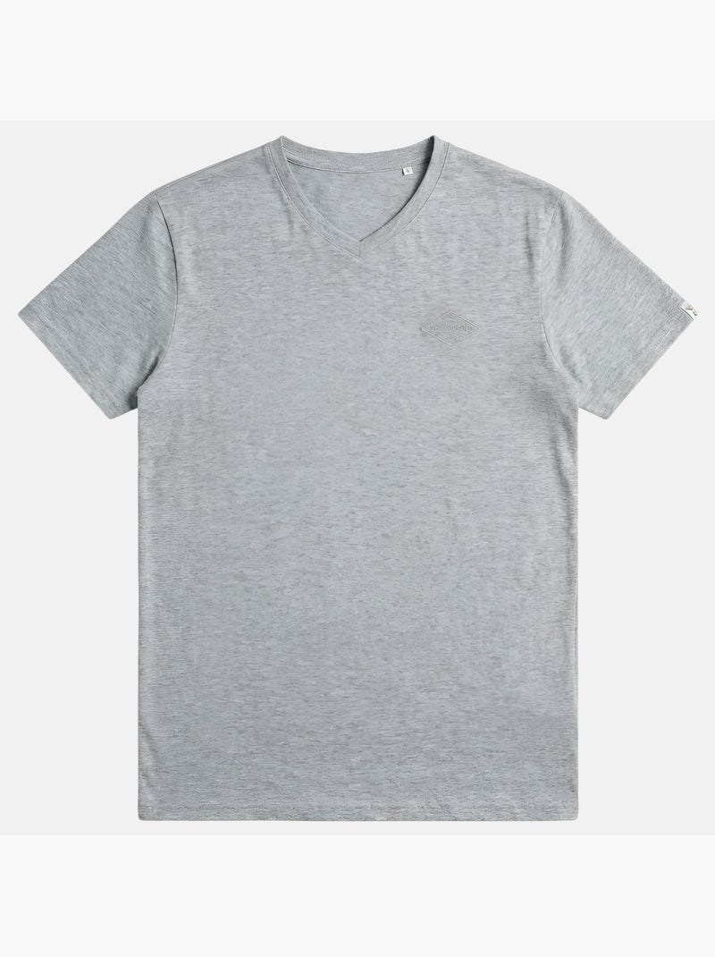 Lee Cooper - T-shirt uomo a maniche corte con scollo a V Grigio - Kiabi