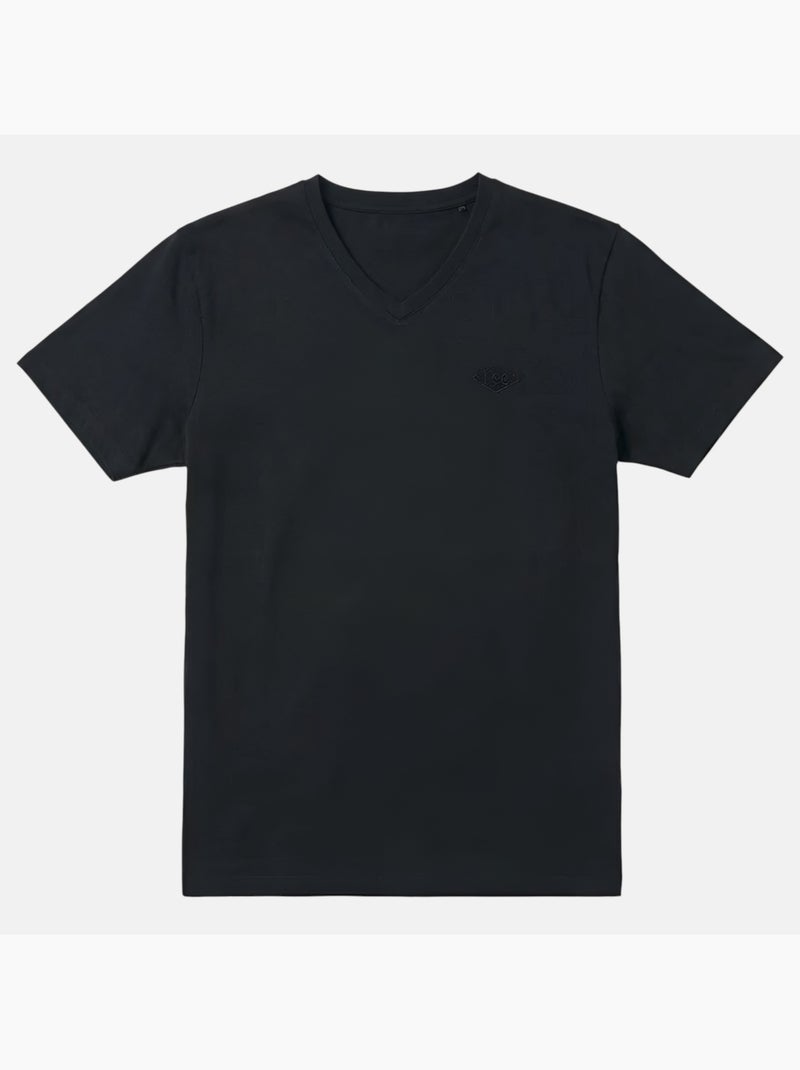 Lee Cooper - T-shirt uomo a maniche corte con scollo a V Nero - Kiabi