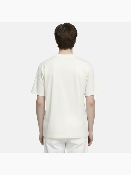 Lee Cooper - T-shirt uomo bianco maniche corte con logo embossato - Kiabi