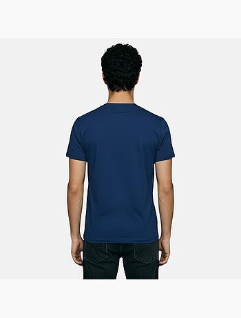 Lee Cooper - T-shirt uomo blu navy maniche corte collo rotondo