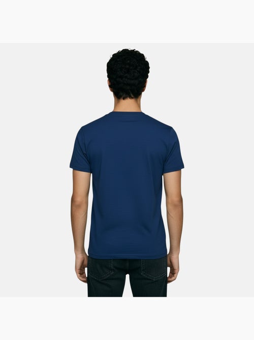 Lee Cooper - T-shirt uomo blu navy maniche corte collo rotondo - Kiabi