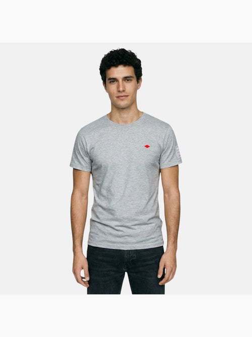 Lee Cooper - T-shirt uomo grigio maniche corte collo rotondo - Kiabi