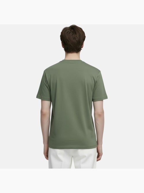 Lee Cooper - T-shirt uomo kaki maniche corte con logo embossato - Kiabi