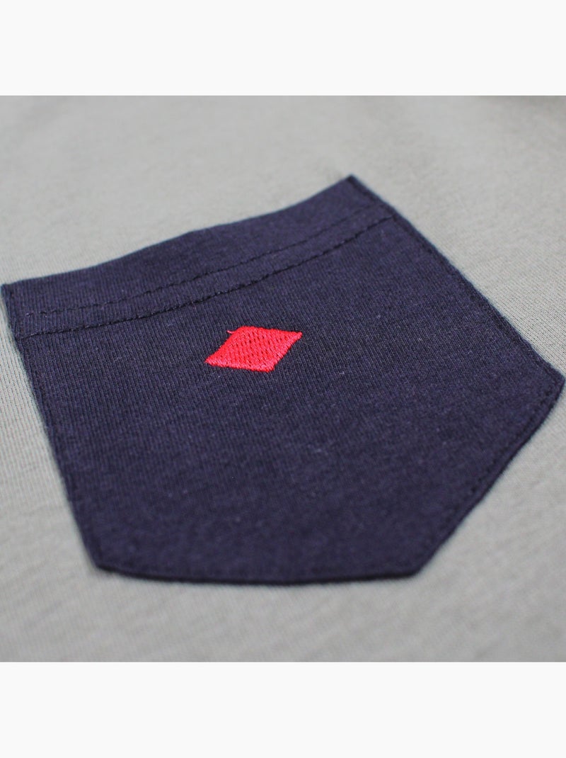 Lee Cooper - T-shirt uomo kaki maniche corte con tasca a contrasto Cachi - Kiabi
