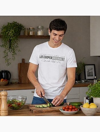 Lee Cooper - T-shirt uomo LEE COOPER a maniche corte