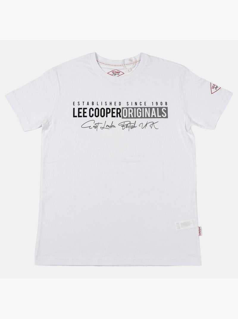 Lee Cooper - T-shirt uomo LEE COOPER a maniche corte Bianco - Kiabi