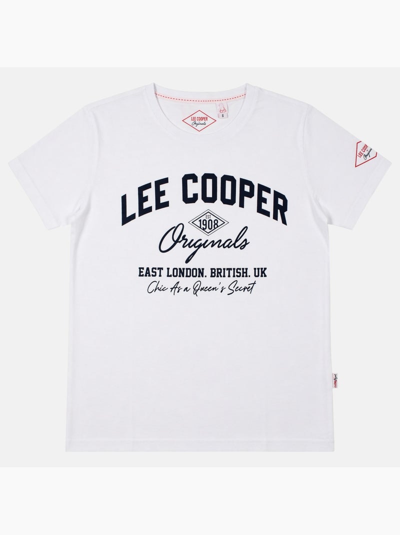 Lee Cooper - T-shirt uomo LEE COOPER a maniche corte Bianco - Kiabi