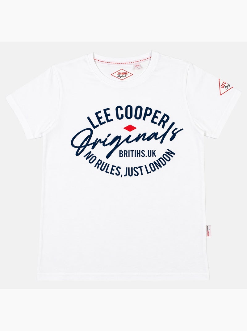 Lee Cooper - T-shirt uomo LEE COOPER a maniche corte Bianco - Kiabi