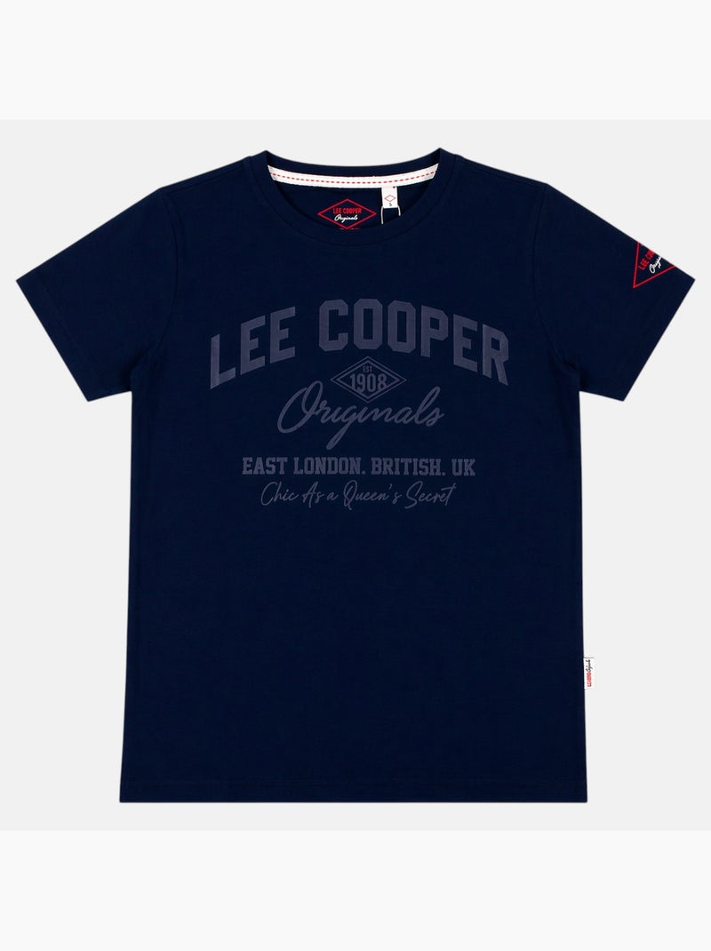 Lee Cooper - T-shirt uomo LEE COOPER a maniche corte Blu marino - Kiabi