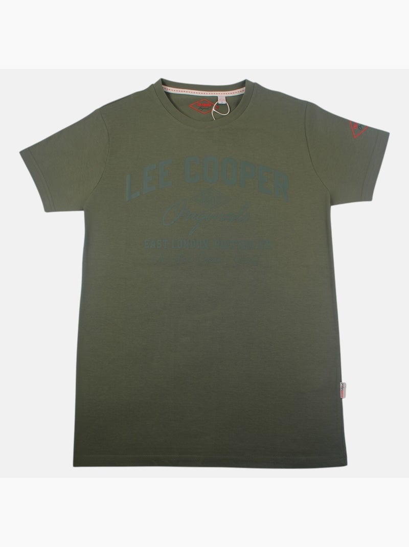 Lee Cooper - T-shirt uomo LEE COOPER a maniche corte Cachi - Kiabi