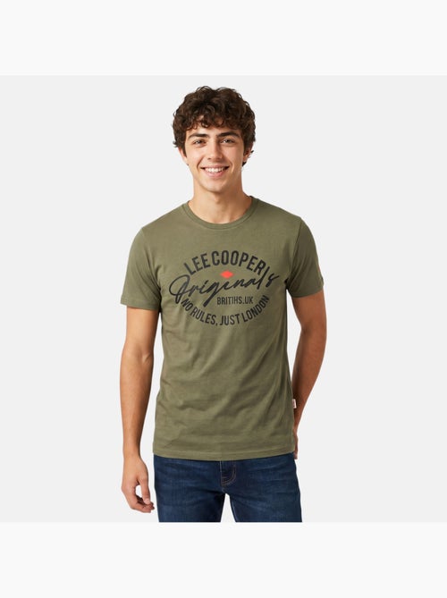 Lee Cooper - T-shirt uomo LEE COOPER a maniche corte - Kiabi Lee Cooper - T-shirt uomo LEE COOPER a maniche corte - Kiabi