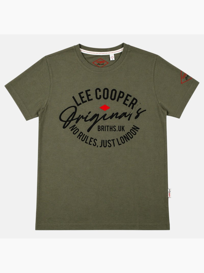 Lee Cooper - T-shirt uomo LEE COOPER a maniche corte Cachi - Kiabi