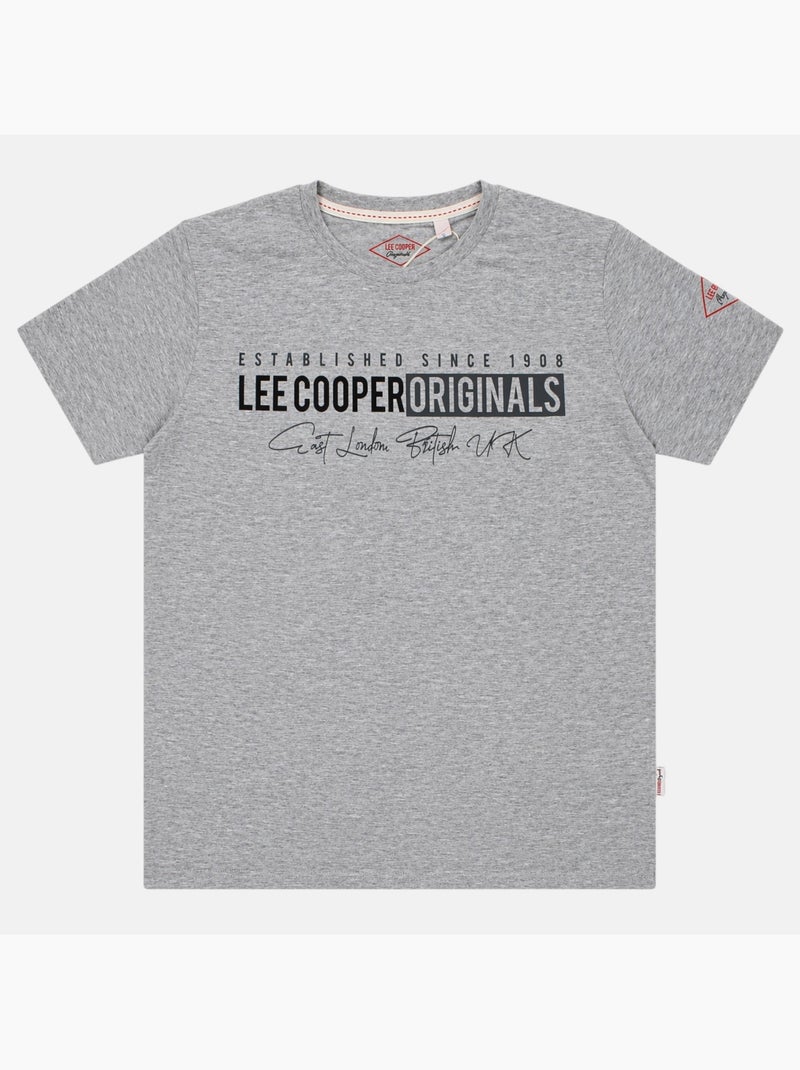 Lee Cooper - T-shirt uomo LEE COOPER a maniche corte Grigio - Kiabi