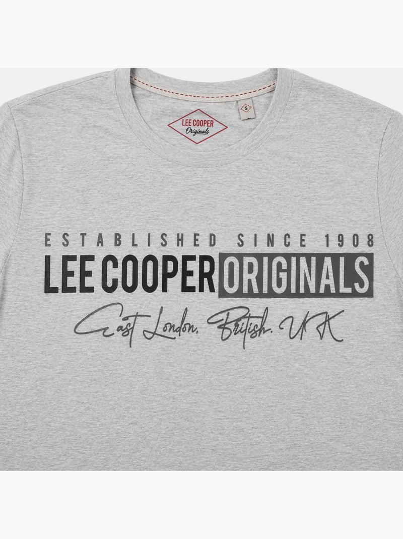 Lee Cooper - T-shirt uomo LEE COOPER a maniche corte Grigio - Kiabi
