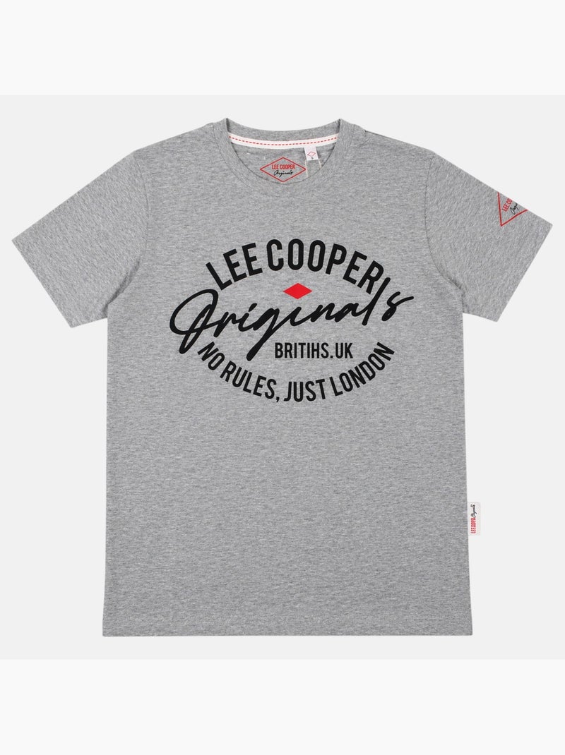 Lee Cooper - T-shirt uomo LEE COOPER a maniche corte Grigio - Kiabi