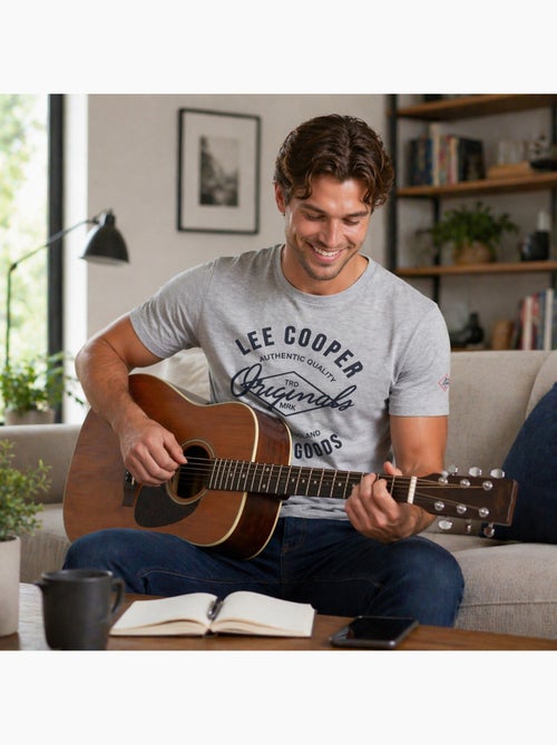 Lee Cooper - T-shirt uomo LEE COOPER a maniche corte - Kiabi Lee Cooper - T-shirt uomo LEE COOPER a maniche corte - Kiabi