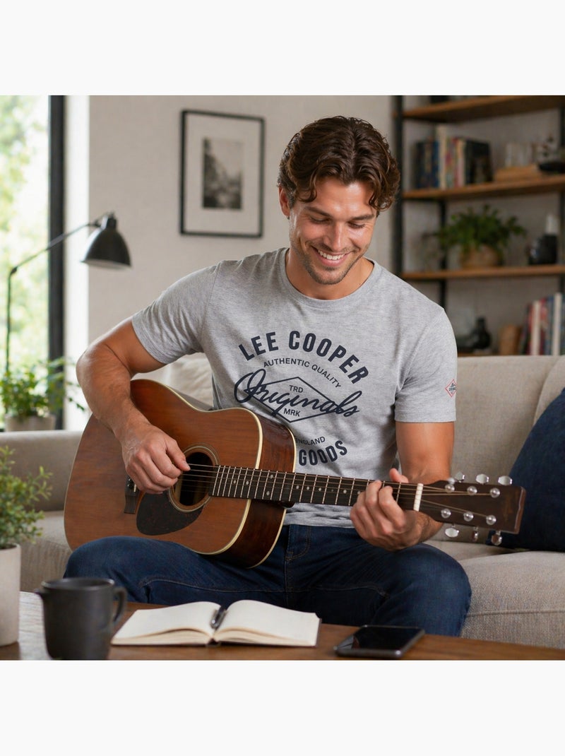 Lee Cooper - T-shirt uomo LEE COOPER a maniche corte Grigio - Kiabi