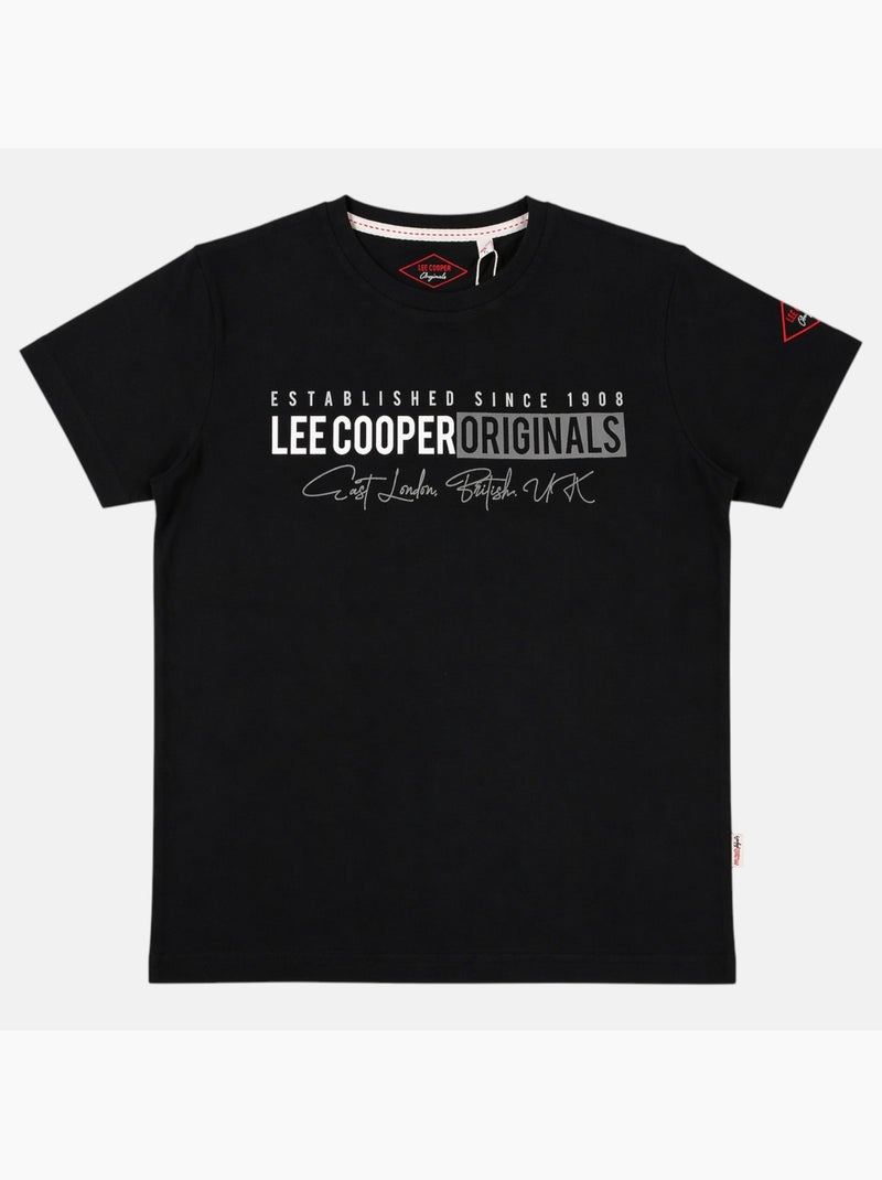 Lee Cooper - T-shirt uomo LEE COOPER a maniche corte Nero - Kiabi