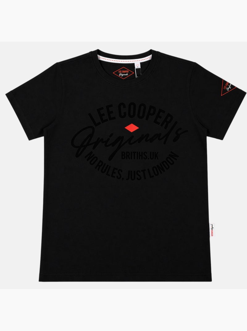 Lee Cooper - T-shirt uomo LEE COOPER a maniche corte Nero - Kiabi